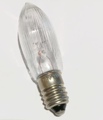 Schwibbogen Glühlampe kerze  3W / 34V E10 Warmweiß